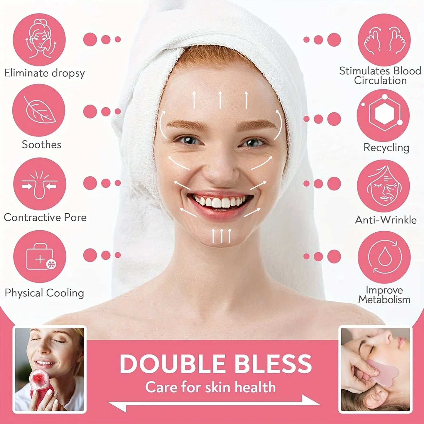 Facial Ice Roller Massage
